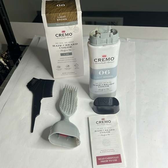 Cremo 06 Light Brown No Mix No Mess Hair and Beard Color New in Box - Picture 2 of 4